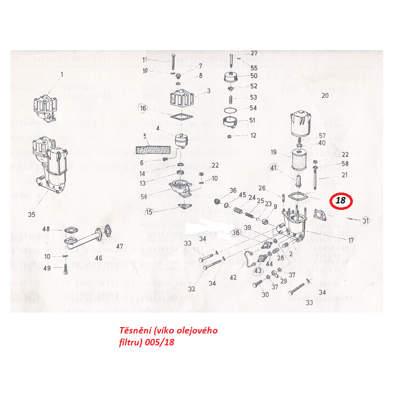 Těsnění 005/18 1203060385 IFA