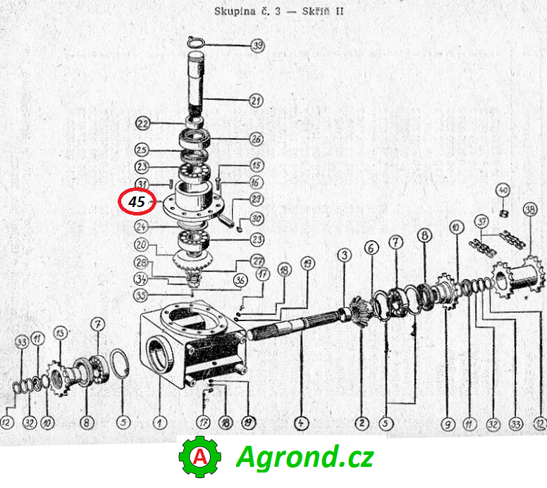 Těsnění hrdla 03/45 943365003 RMA-8