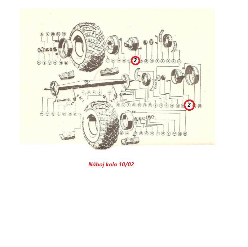 Náboj kola 10/02 (RU-5)