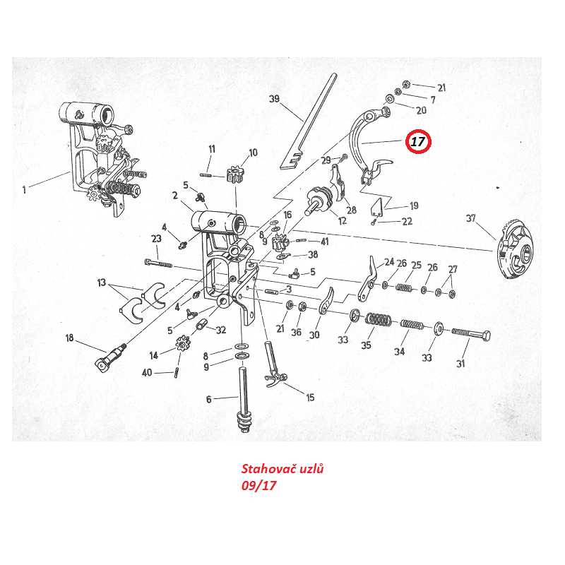 Stahovač uzlů 09/17 Fortschritt K 454