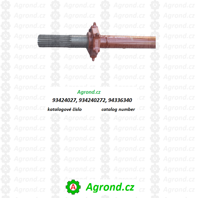 Hřídel tažná levá 08/09 93424027 RU-5
