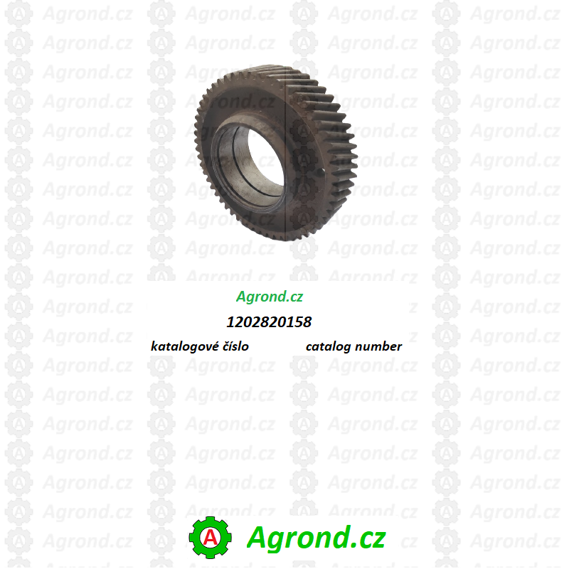 Vložené kolo z=55 1100/020 0150113 Fortschritt ZT 320, ZT 323, ZT 325