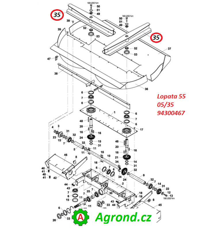 Lopata 55 05/35 94300467 RUR-60