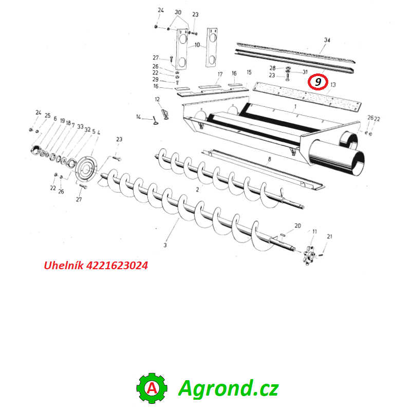 Uhelník 022/09 4221623024 Fortschritt E 512