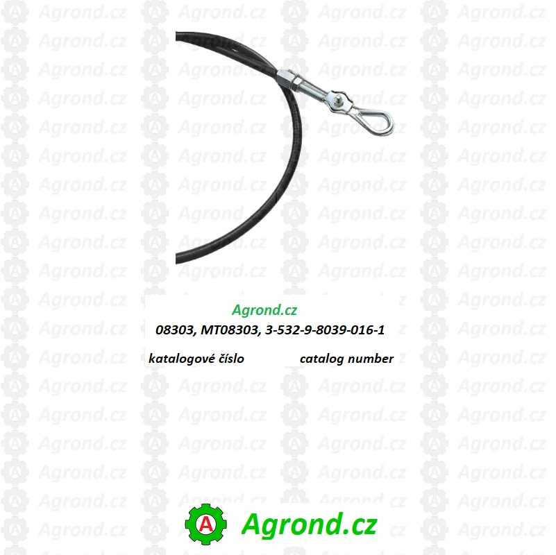 Bowden spojky s očkem 08303 Malotraktor MT8-132.2