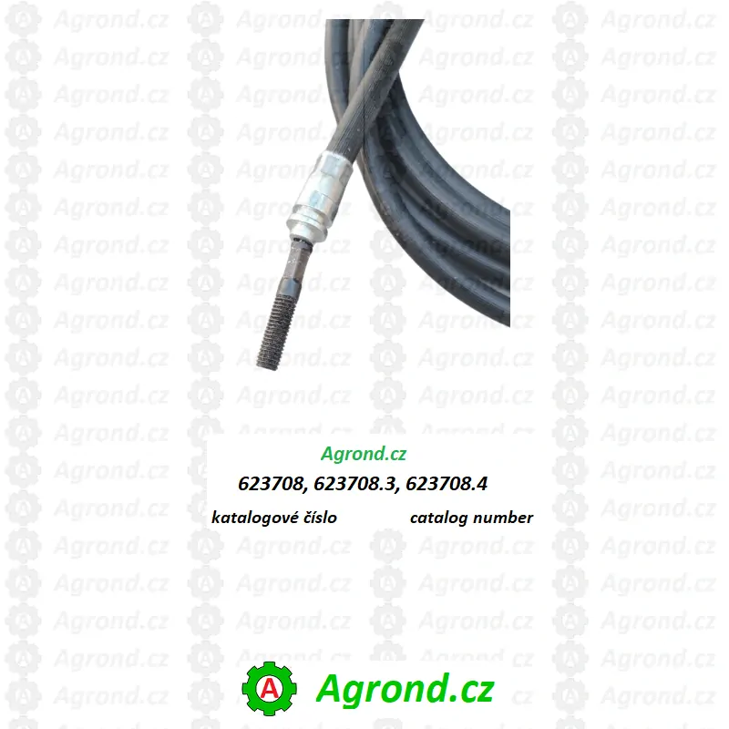 Tažné lanko ruční brzdy 623708.3 vhodné pro Claas , délka - 4015 mm