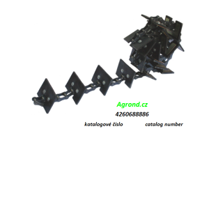 Řetěz elevátoru kompletní - 25 velkých lopatek 4260688886 New Holland