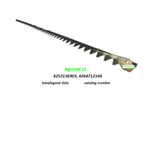 Kosa žací lišty - záběr 5,7 m 75,5 žabek B10 001/31 4253136903 Fortschritt E 514