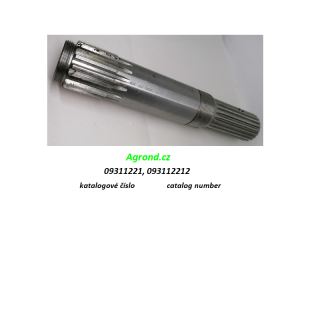 Hřídel 01/19 09311221, 093112212 RMA-8