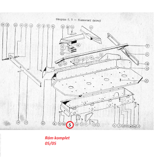 Rám komplet 05/05 (RMA-8)