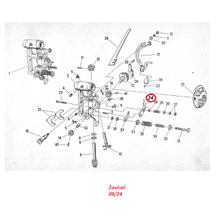 Zavírač 09/24 (Fortschritt K 453)