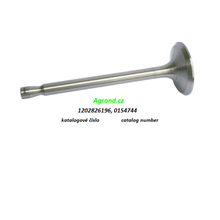 Ventil výfukový W50 1500/35 1215154748 Fortschritt ZT 320, ZT 323, ZT 325
