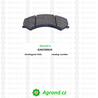 Brzdová destička 178/08 4260708424 Fortschritt MDW 525