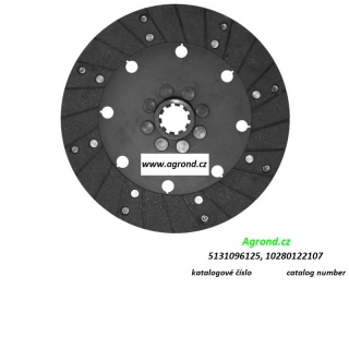 Lamela spojky 225 x 26,80/32,60 mm (Fortschritt T174/2)