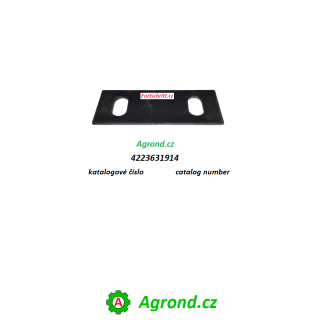 Vodící lišta tl=3,0 mm 058/27 4223631914 Fortschritt E 512
