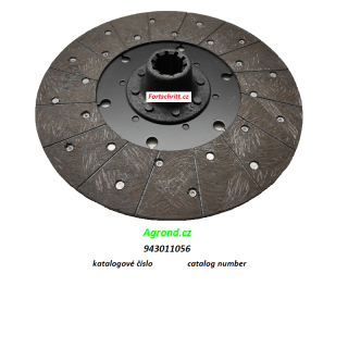 Lamela spojky 350 x 45/36-5 mm 943011056 (Baukema Grejdr SHM4-120)