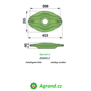 Žací disk 253531.2 Krone