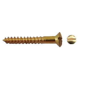 Šroub ∅ 3,5 x 30 mm, 8 ks, zlatý