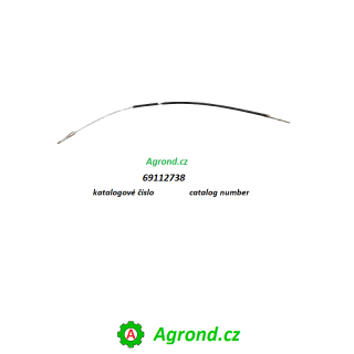 Bowden ruční brzdy 27/55 69112738 Zetor UŘ I 5011-7745 MAJOR