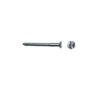 Šroub ∅ 5,0 x 50 mm, 8 ks, stříbrný