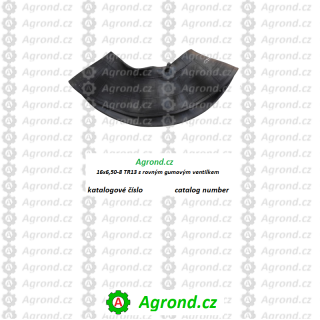 16x6,50-8 TR13 s rovným gumovým ventilkem