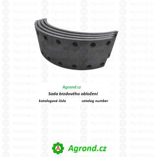 Sada brzdového obložení 120x10 mm 4250808719567 Fortschritt HTS 100.27