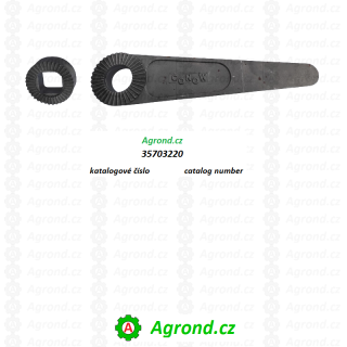 Ozubené kolo s brzdící pákou 35703220 Fortschritt HTS 100.27