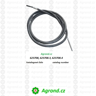 Tažné lanko ruční brzdy 623708.3 vhodné pro Claas , délka - 4015 mm