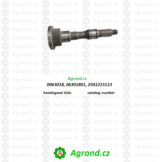 Hnací hřídel z=21 0063/01 0063018 IFA W50