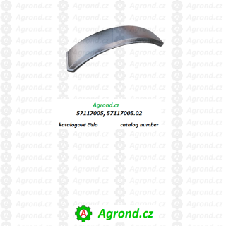Plášť blatníku - plast 57117005.02 