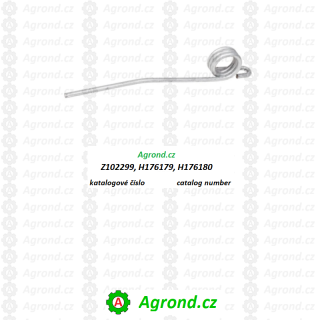 Pružina navijáku Z102299 vhodné pro John Deere