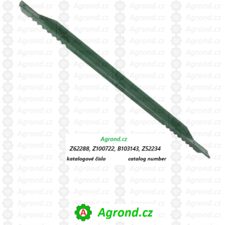 Lišta dopravníku L=670mm Z62288 vhodné pro John Deere