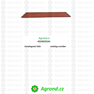 Postranní plech krátký 008/13 4223633161 Fortschritt E 516