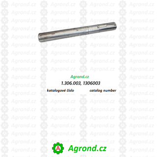 Hřídel 1.306.003, 1306003 pro kukuřičný adaptér OROS