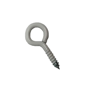 Oko s vrutem ∅ 3,3 x 20 x 10 mm, 6 ks, bílý