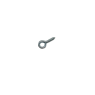 Oko s vrutem ∅ 1,8 x 8 x 3 mm, 20 ks, pozinkovaný